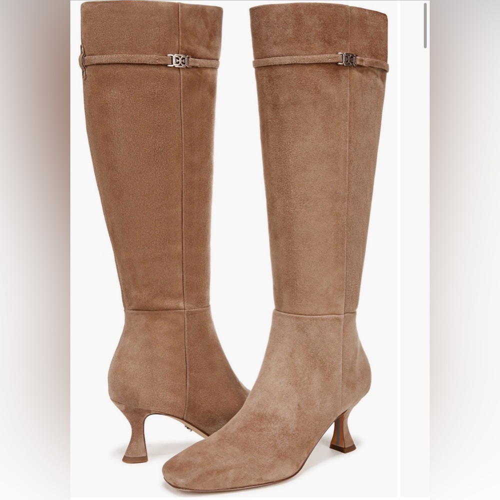 Sam Edelman
Lyla Knee
High Boot
Color: Almond Taupe
Width: M
Size: Wide Calf